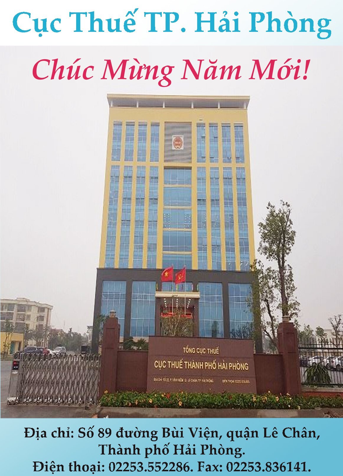 Cục Thuế thành phố Hải Phòng chúc mừng năm mới Quý Mão 2023
