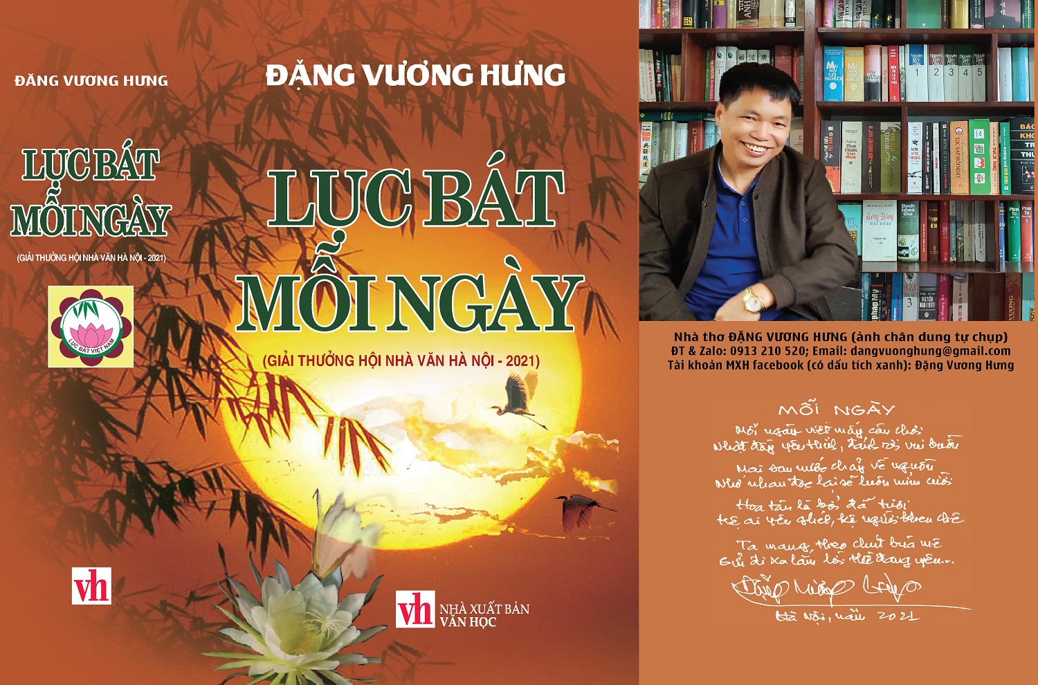 “Lục bát mỗi ngày” được giải thưởng Hội Nhà văn Hà Nội năm 2021 và tái bản ấn phẩm chất lượng cao