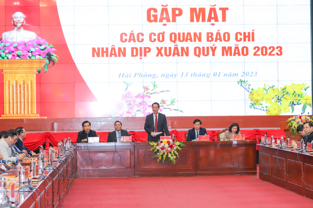 Báo chí góp phần xây dựng và tạo một nguồn lực tinh thần to lớn trong phát triển thành phố Hải Phòng