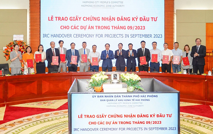 Hải Phòng dẫn đầu cả nước về thu hút đầu tư