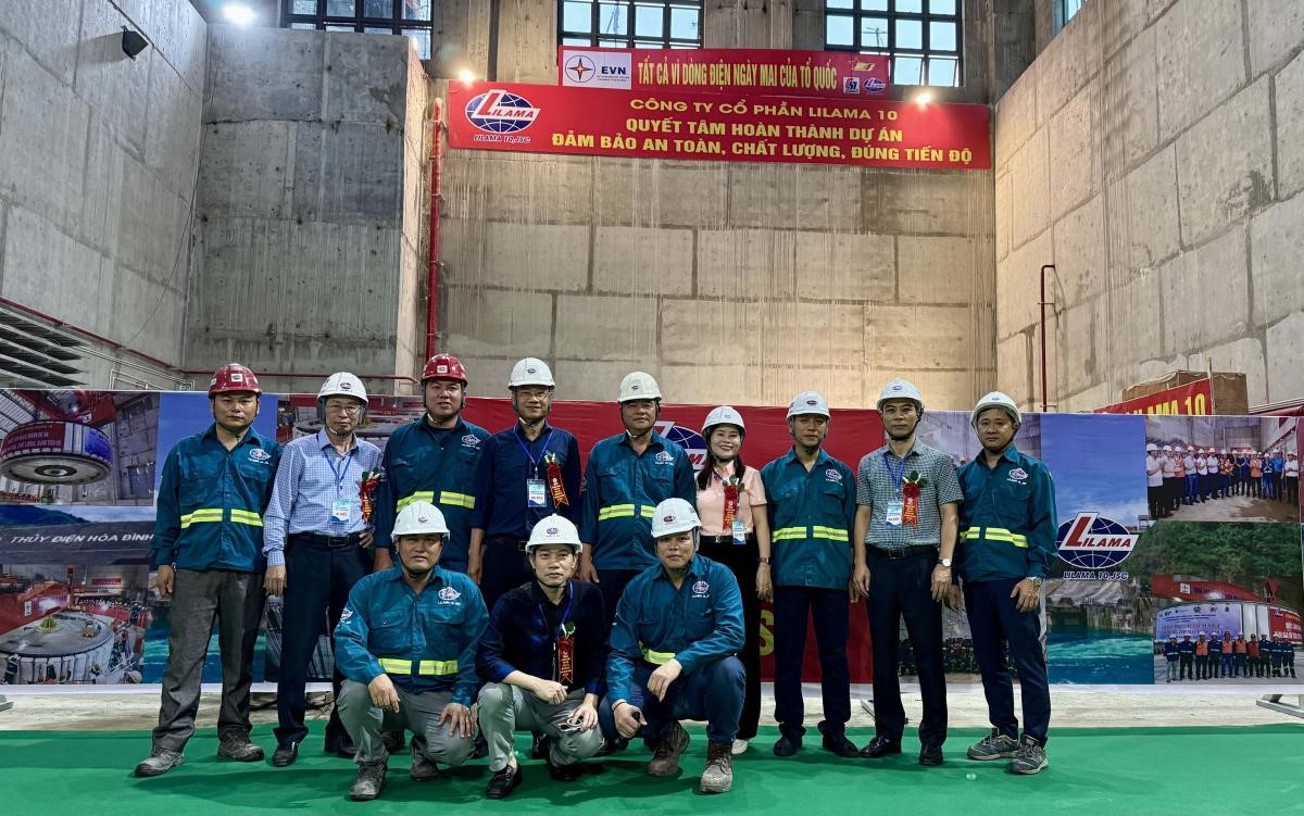 LILAMA 10 tiếp tục khẳng định bản lĩnh và năng lực tại Dự án Thủy điện Hòa Bình Mở rộng