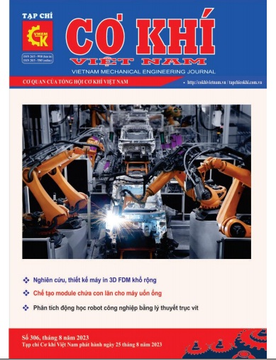 Tạp chí Cơ khí Việt Nam số 306, tháng 8 năm 2023